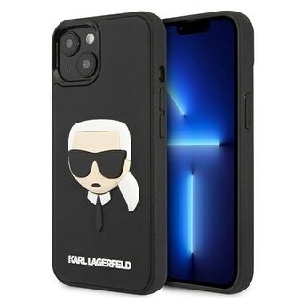 Karl Lagerfeld KLHCP13SKH3DBK iPhone 13 mini 5,4" sort hardcase 3D Rubber Karl\'s Head
