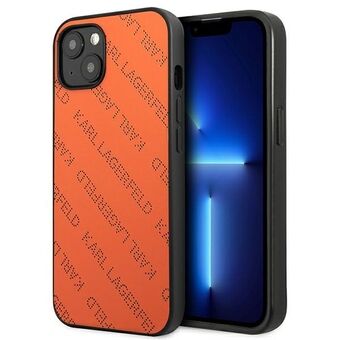 Karl Lagerfeld KLHCP13MPTLO iPhone 13 6.1" hardcase orange/orange Perforeret Allover