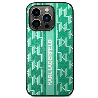 Karl Lagerfeld KLHCP14MPGKLSKN iPhone 14 Plus 6,7" hardcase grøn/grøn Monogram Stripe