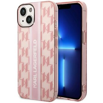 Karl Lagerfeld KLHCP14MHKLSPCP iPhone 14 Plus 6,7" hardcase pink/pink Mono Lodret Stripe