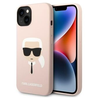 Karl Lagerfeld KLHCP14MSLKHLP iPhone 14 Plus 6.7" hardcase pink/pink Silikone Karl`s Head