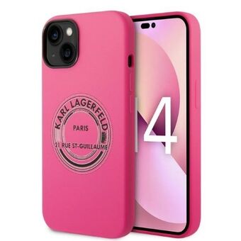 Karl Lagerfeld KLHCP14MSRSGRCF iPhone 14 Plus 6.7" hardcase pink/pink Silikone RSG