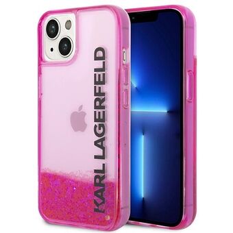 Karl Lagerfeld KLHCP14MLCKVF iPhone 14 Plus 6.7" pink/pink hardcase Liquid Glitter Elong