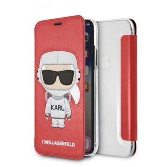 Karl Lagerfeld KLFLBKPXKSCORE iPhone X/ XS reol rød/rød Karl Space Cosmonaut