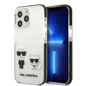 Karl Lagerfeld KLHCP13LTPEKCW iPhone 13 Pro / 13 6.1" hardcase hvid/hvid Karl&Choupette