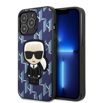 Karl Lagerfeld KLHCP13XPMNIKBL iPhone 13 Pro Max 6,7" hardcase blå/blå Monogram Ikonik Patch