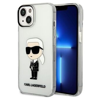 Karl Lagerfeld KLHCP14MHNIKTCT iPhone 14 Plus 6,7" gennemsigtig hardcase Ikonik Karl Lagerfeld