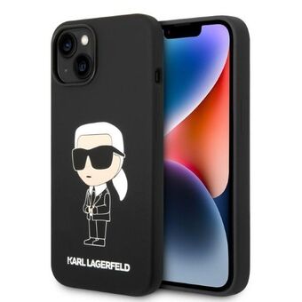 Karl Lagerfeld KLHMP14SSNIKBCK iPhone 14 6.1" hardcase sort/sort Silikone Ikonik Magsafe