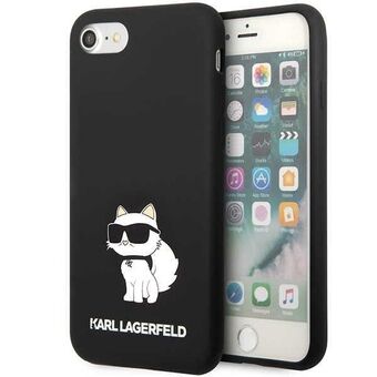 Karl Lagerfeld KLHCI8SNCHBCK iPhone 7/8/ SE 2020/2022 hardcase sort/sort Silikone Choupette