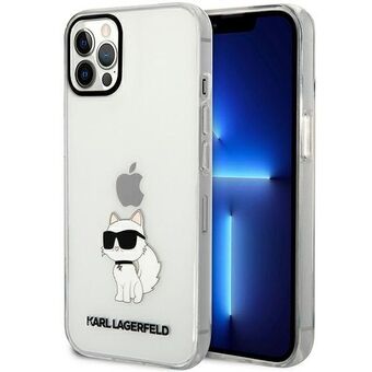 Karl Lagerfeld KLHCP12MHNCHTCT iPhone 12/12 Pro 6.1" gennemsigtig hardcase Ikonik Choupette