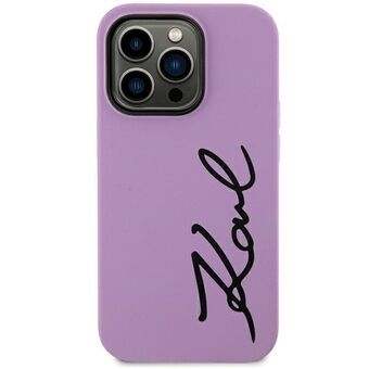 Karl Lagerfeld KLHCN61SKSVGU iPhone 11 / Xr 6.1" lilla/lilla hardcase silikone signatur