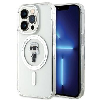 Karl Lagerfeld KLHMP15LHFCKNOT iPhone 15 Pro 6.1" gennemsigtig hardcase IML Ikonik MagSafe