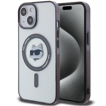 Karl Lagerfeld KLHMP15MHCHNOTK iPhone 15 Plus / 14 Plus 6.7" gennemsigtig hardcase IML Choupette`s Head MagSafe