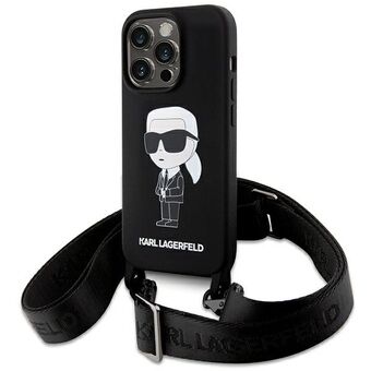 Karl Lagerfeld KLHCP15XSCBSKNK iPhone 15 Pro Max 6.7" hardcase czarny/black Crossbody Silicone Ikonik

Karl Lagerfeld KLHCP15XSCBSKNK iPhone 15 Pro Max 6.7" hårdt etui czarny/sort Crossbody Silikone Ikonik