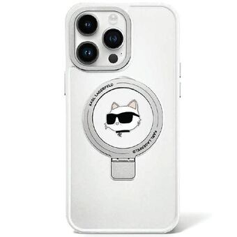 Karl Lagerfeld KLHMP15XHMRSCHH iPhone 15 Pro Max 6,7" hvid/hvid hardcase Ring Stand Choupette Head MagSafe