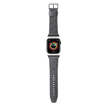 Karl Lagerfeld Pasek KLAWLSAKLHPG Apple Watch 42/44/45/49mm sølv strop Saffiano Monogram