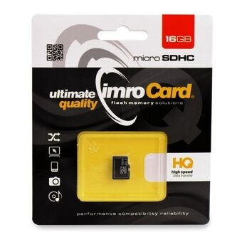 16GB Imro microSD hukommelseskort uden adapter