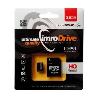 Hukommelseskort microSD 32GB Imro+ adp 10C