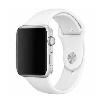Mercury Silicon rem Apple Watch 38/40/ 41 mm hvid/hvid