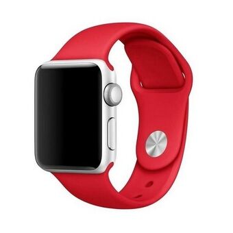 Mercury Silicon strop Apple Watch 42/44/ 45 mm rød/rød