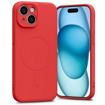 Mercury MagSafe Semi-Silicone iPhone 15 / 14 / 13 6,1" rød
