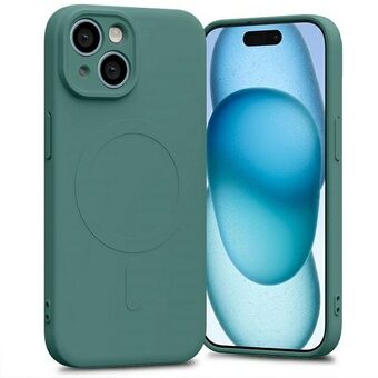Mercury MagSafe Semi-Silicone iPhone 15 / 14 / 13 6,1" i farven grøn.