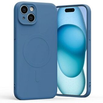 Mercury MagSafe Semi-Silicone iPhone 15 Plus / 14 Plus 6,7" blå /blå