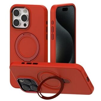 Mercury MagSafe Stander Silikone iPhone 15 Pro Max 6,7" rød.