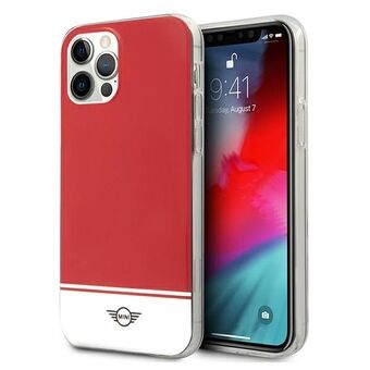Mini MIHCP12LPCUBIRE iPhone 12 Pro Max 6,7" rød/rød hårdt etui Stripe Collection