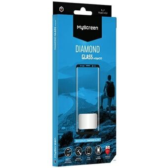 MS Diamond Glass Edge 3D Huawei Mate 20 Pro sort/sort, hærdet glas