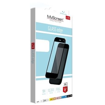 MS Lite Glass Edge til Motorola Moto G7 Plus, sort/sort