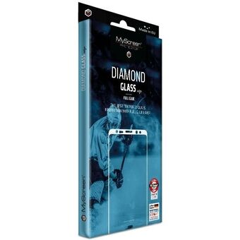 MS Diamond Glass Edge FG iPhone 12/12Pro 6,1" sort Full Glue