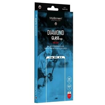 MS Diamond Glaskant Realme 9 Pro Full Glue Black