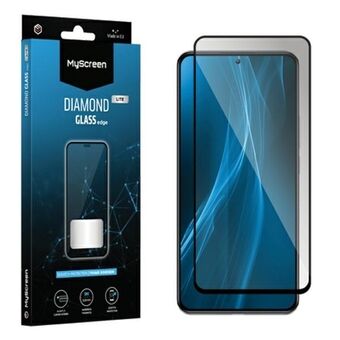 MS Diamond Glass Edge Lite FG til OnePlus Nord CE 3 Lite, sort, fuldt limet.