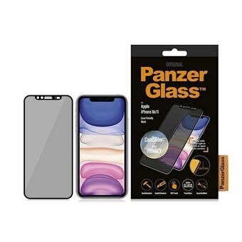 PanzerGlass E2E Super+ iPhone Xr/11 Case Friendly, CamSlider Privacy sort/sort