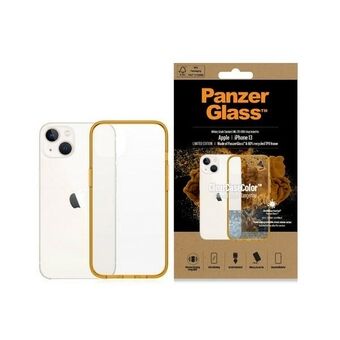 PanzerGlass ClearCase iPhone 13 6.1" Antibakteriel militær kvalitet mandarin 0333