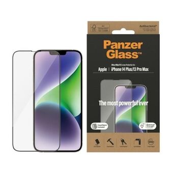 PanzerGlass Ultra-Wide Fit iPhone 14 Plus / 13 Pro Max 6,7" Skærmbeskyttelse Antibakteriel Nem Justering Medfølger 2785