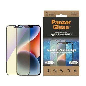 PanzerGlass Ultra-Wide Fit iPhone 14 / 13 Pro / 13 6,1" skærmbeskyttelse Antibakteriel Easy Aligner Inkluderet Anti-blåt lys 2791