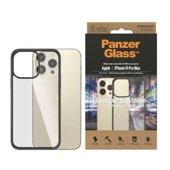 PanzerGlass ClearCase iPhone 14 Pro Max 6.7" Antibakteriel sort / sort 0408