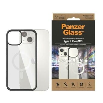 PanzerGlass ClearCase MagSafe iPhone 14 / 15 / 13 6,1" Antibakteriel sort 0413