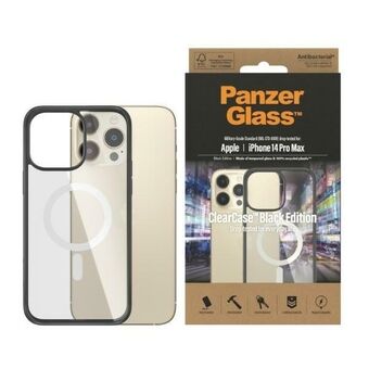 PanzerGlass ClearCase MagSafe iPhone 14 Pro Max 6,7" Antibakteriel sort 0416