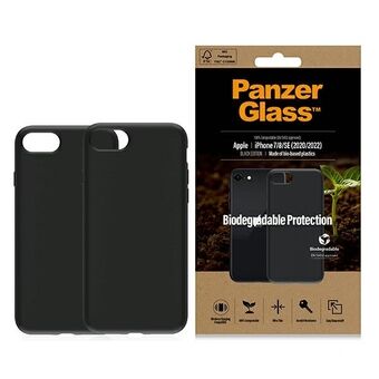 PanzerGlass biologisk nedbrydeligt etui iPhone SE 2022 / SE 2020/7/8 sort / sort 0346