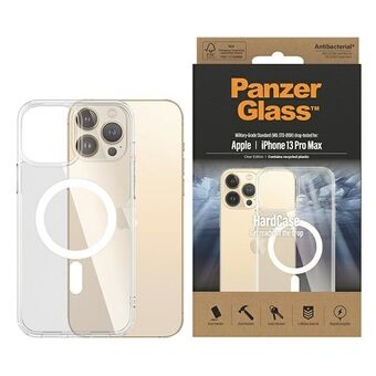 PanzerGlass HardCase til iPhone 13 Pro Max 6,7" med MagSafe, Antibakteriel og Militærkvalitet, transparent, 0431.