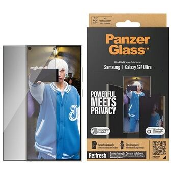 PanzerGlass Ultra-Wide Fit Sam S24 Ultra S928 Privacy Screen Protection Easy Aligner inkluderet P7352