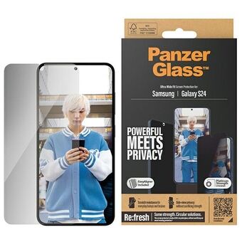 PanzerGlass Ultra-Wide Fit Sam S24 S921 Privacy Screen Protection Easy Aligner inkluderet P7350.