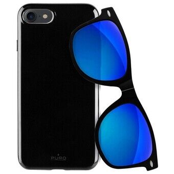 Puro Sunny Kit etui iPhone 7/8 + briller SE 2020 / SE 2022 sort / sort IPC747SUNNYKIT1BLK