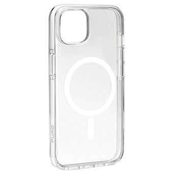 Puro LITEMAG PRO iPhone 15 6.1" MagSafe gennemsigtig/transparent PUIPC1561LITEMPWHI