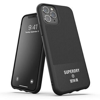 SuperDry Formstøbt Canvas iPhone 11 Pro Max Cover Sort