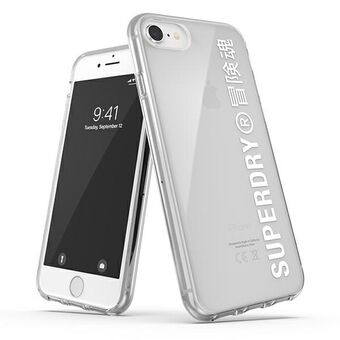 SuperDry Snap iPhone 6 / 6s / 7/8 / SE 2020 / SE 2022 Klart etui hvid / hvid 41573