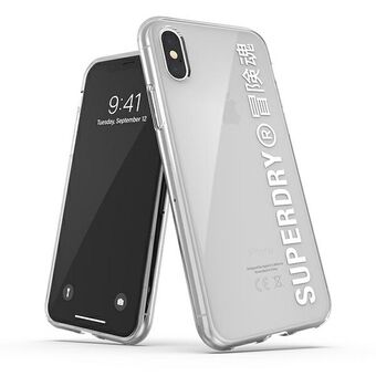 SuperDry Snap iPhone X / iPhone XS Clear Cover Hvid 